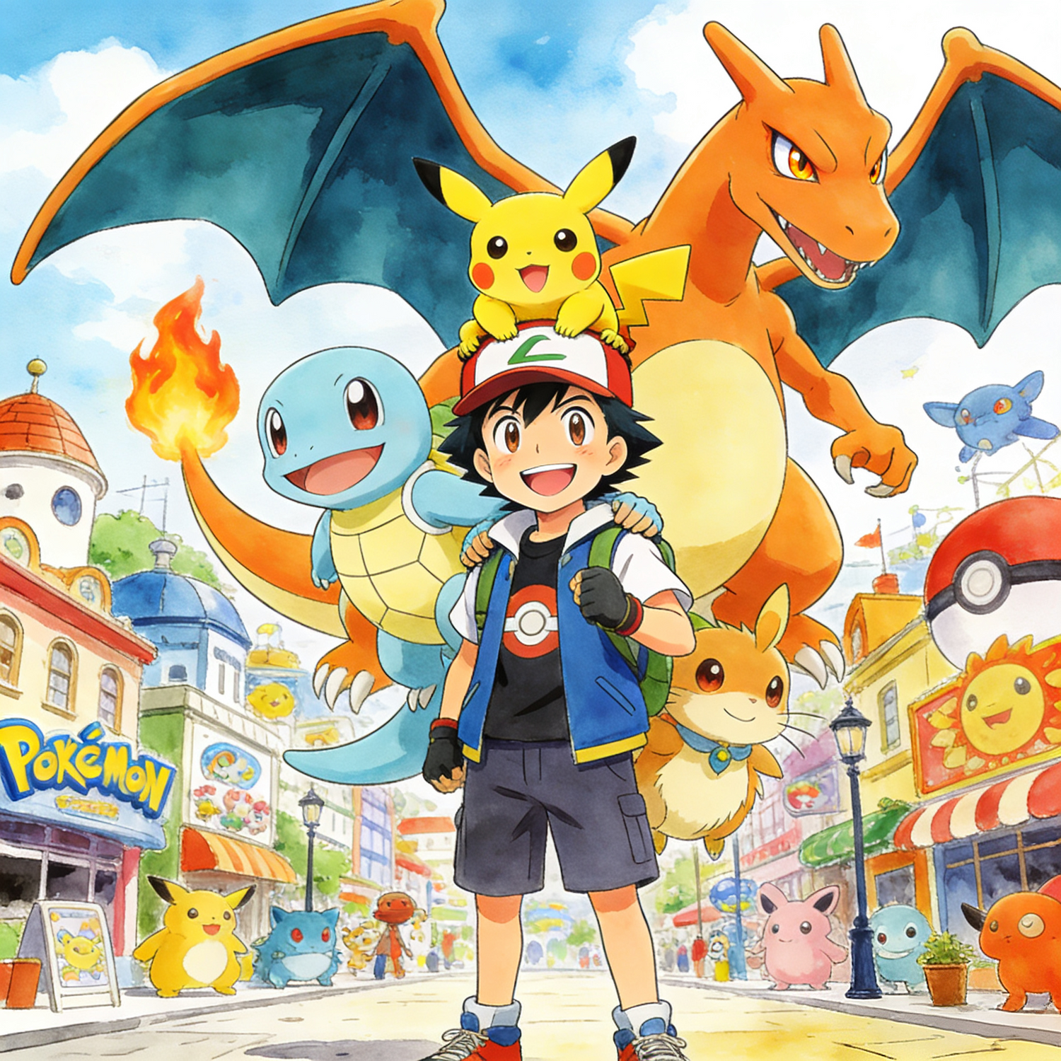 Pokémon series pendants