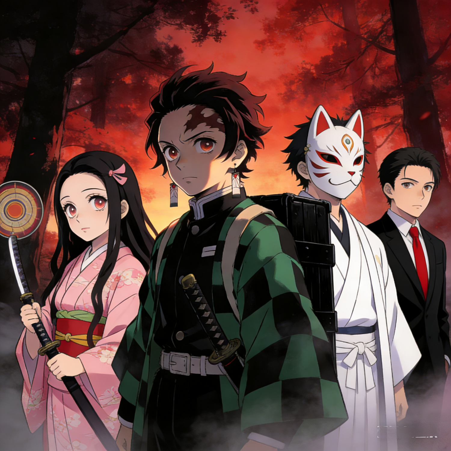 Demon Slayer series keychains