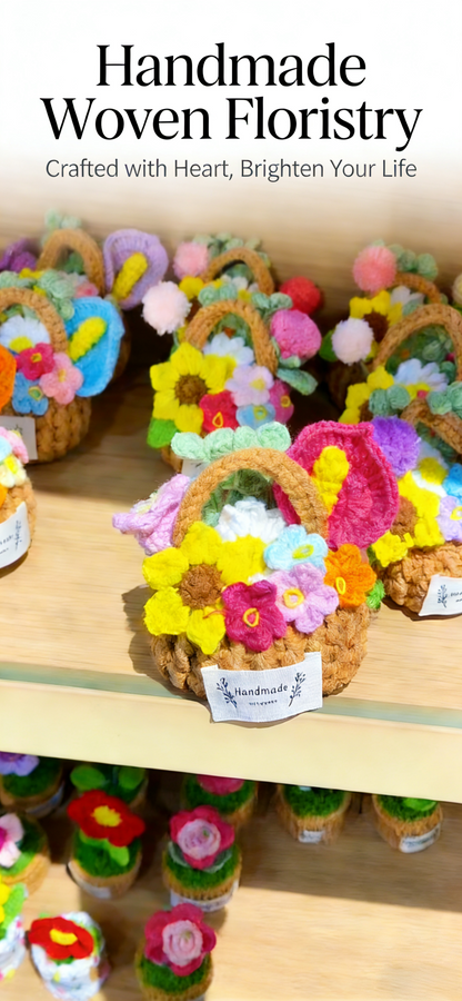 Handwoven Flower Ornament