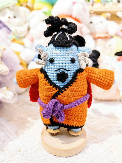 One Piece Sea Knight Jinbe Handmade Crochet Doll