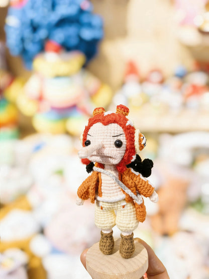 Handmade Crochet Usopp Doll