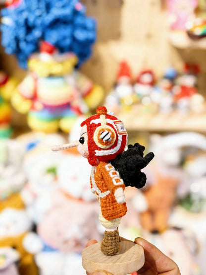 Handmade Crochet Usopp Doll