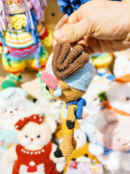 Handmade Crochet Tony Tony Chopper Pendant