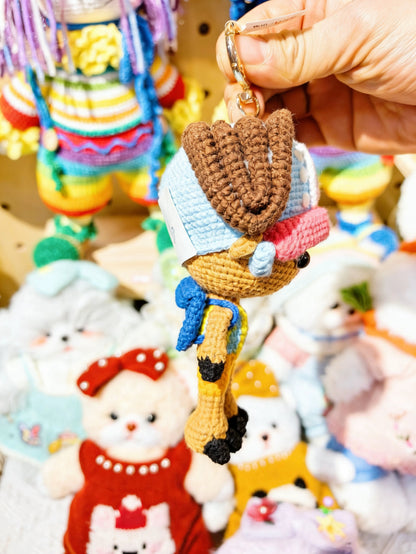 Handmade Crochet Tony Tony Chopper Pendant