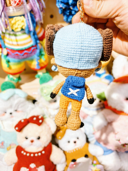 Handmade Crochet Tony Tony Chopper Pendant