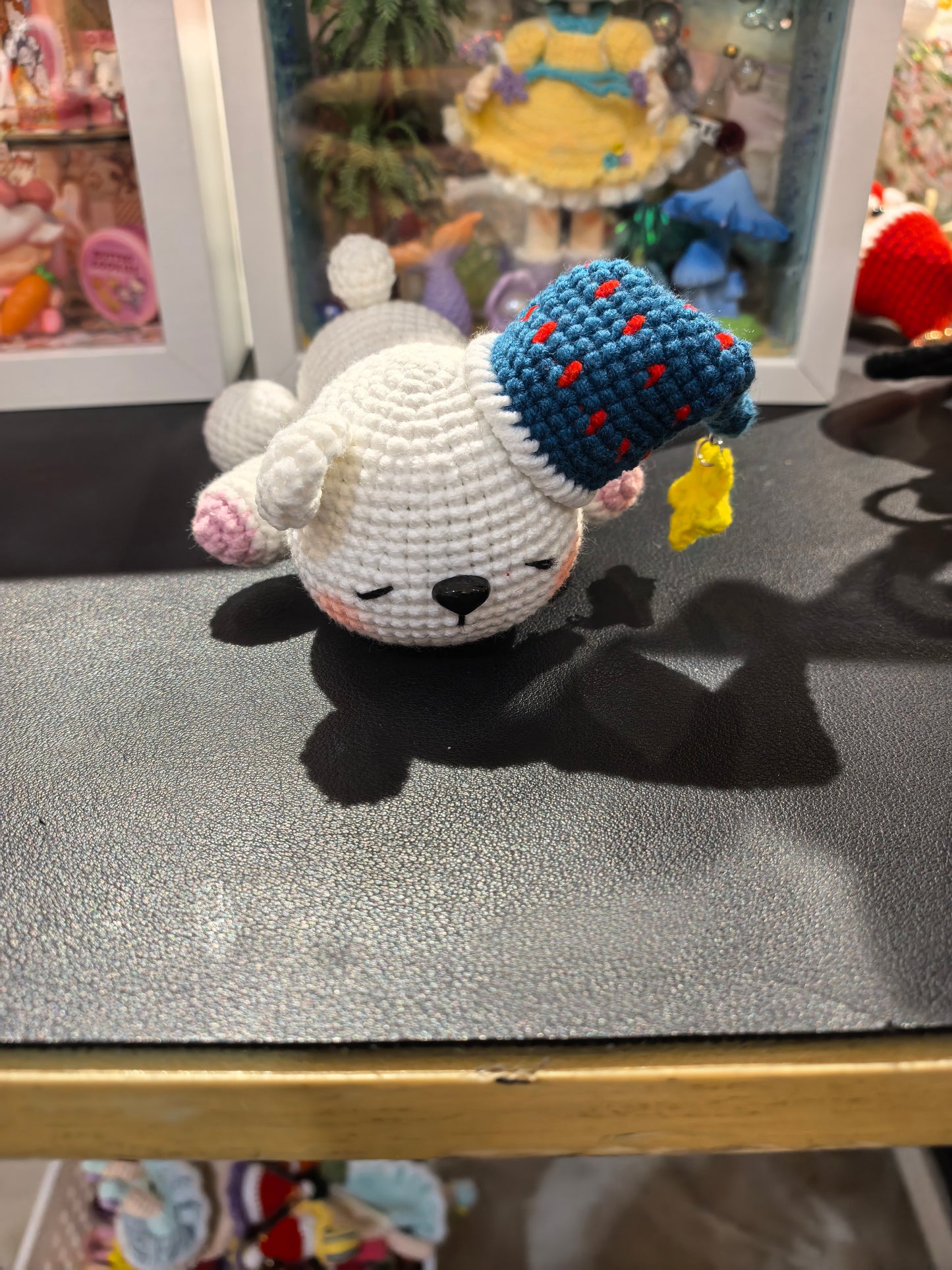 Handwoven Star Sleeping Bear Ornament