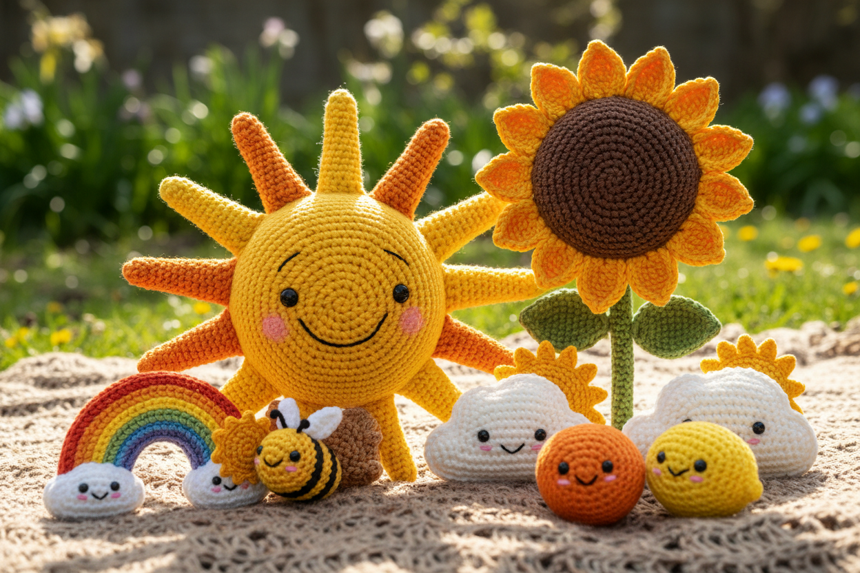 阳光系列钩针玩偶
