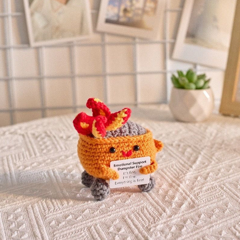 Handmade knitted dolls finished crocheted wool dolls ornaments knitted dolls trinkets wholesale