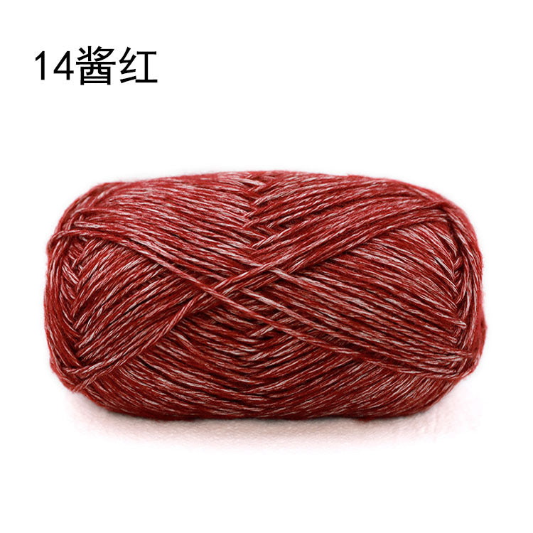 Xuefei Ermeng Xiaoxian sprayed wool yarn baby cotton thread wool thread handmade DIY crochet crochet, wool ball