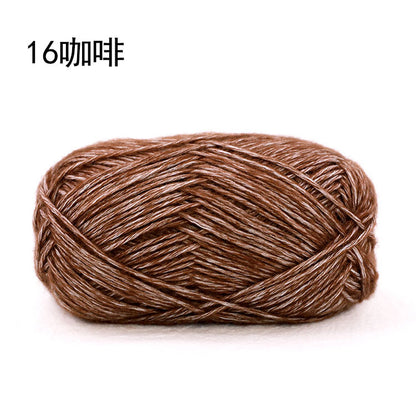 Xuefei Ermeng Xiaoxian sprayed wool yarn baby cotton thread wool thread handmade DIY crochet crochet, wool ball