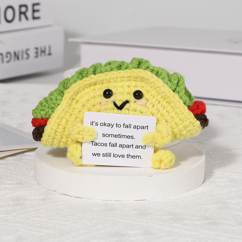 Handmade knitted dolls finished crocheted wool dolls ornaments knitted dolls trinkets wholesale