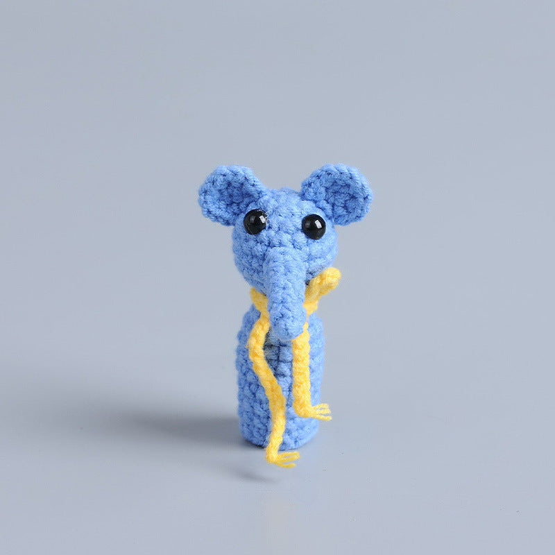 Handmade knitted dolls finished crocheted wool dolls ornaments knitted dolls trinkets wholesale