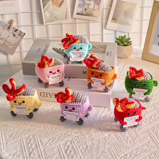 Handmade knitted dolls finished crocheted wool dolls ornaments knitted dolls trinkets wholesale