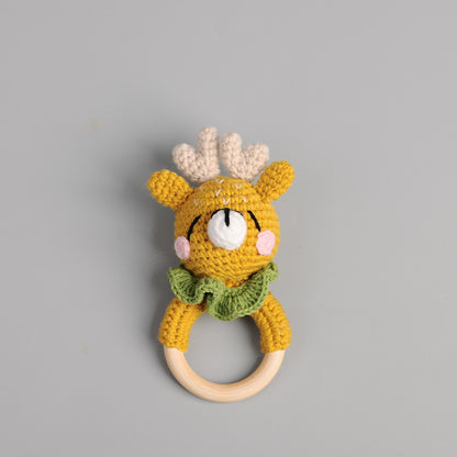 Handmade knitted dolls finished crocheted wool dolls ornaments knitted dolls trinkets wholesale