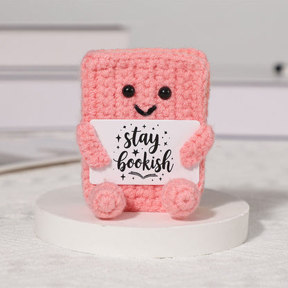 Handmade knitted dolls finished crocheted wool dolls ornaments knitted dolls trinkets wholesale