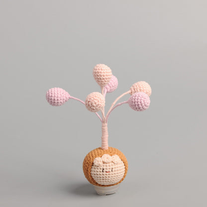 Handmade knitted dolls finished crocheted wool dolls ornaments knitted dolls trinkets wholesale