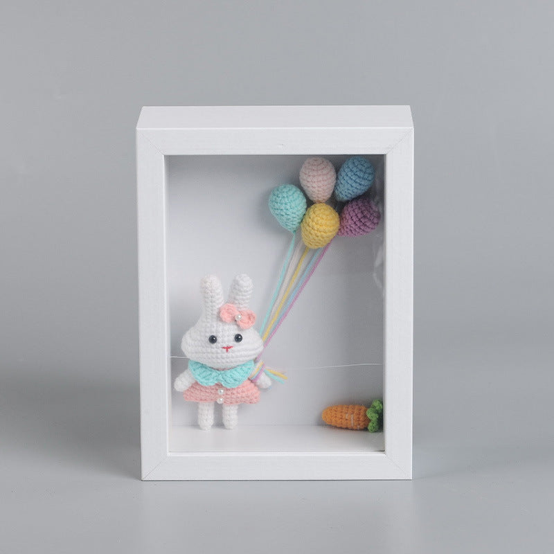 Handmade knitted dolls finished crocheted wool dolls ornaments knitted dolls trinkets wholesale