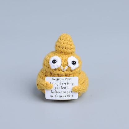 Handmade knitted dolls finished crocheted wool dolls ornaments knitted dolls trinkets wholesale