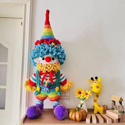 Sheffield wool crocheted finished crochet dumpling hand-knitted doll crocheted large creative DIY doll piece