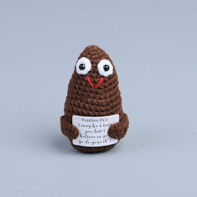 Handmade knitted dolls finished crocheted wool dolls ornaments knitted dolls trinkets wholesale