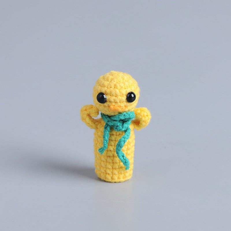 Handmade knitted dolls finished crocheted wool dolls ornaments knitted dolls trinkets wholesale