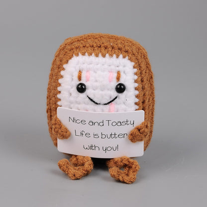 Handmade knitted dolls finished crocheted wool dolls ornaments knitted dolls trinkets wholesale