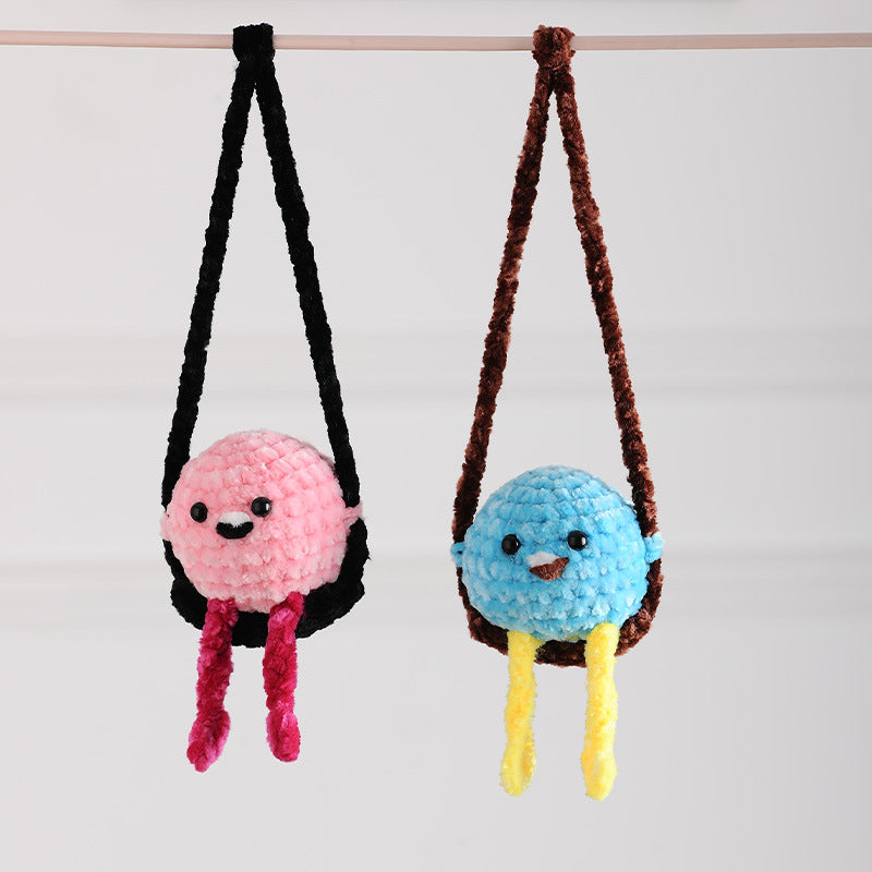 Handmade knitted dolls finished crocheted wool dolls ornaments knitted dolls trinkets wholesale