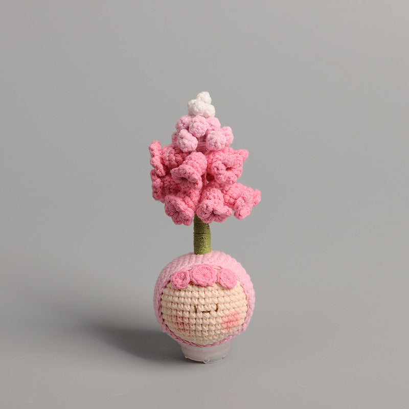 Handmade knitted dolls finished crocheted wool dolls ornaments knitted dolls trinkets wholesale