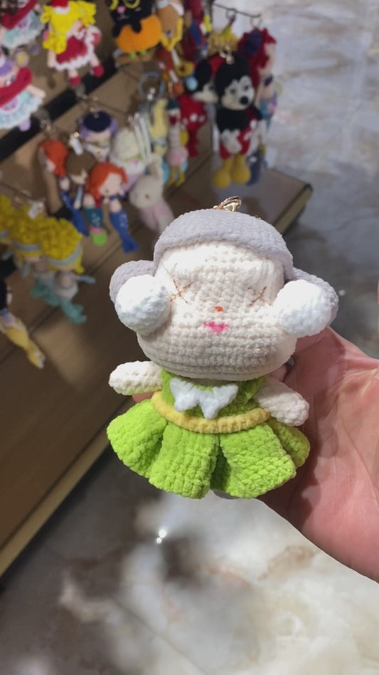 Crochet Crying Baby Keychain