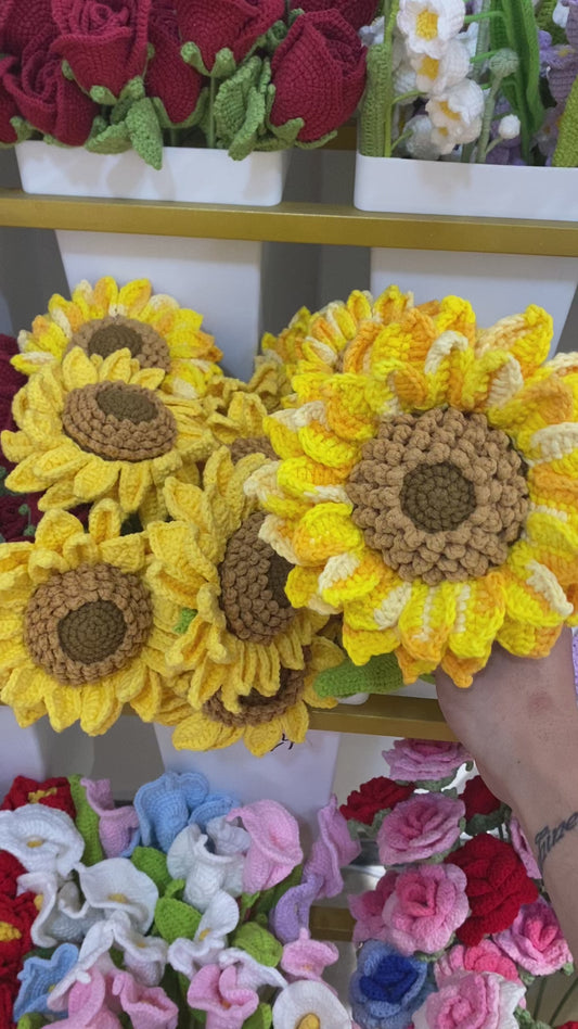 Handwoven Sunflower