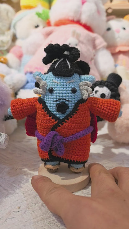 One Piece Sea Knight Jinbe Handmade Crochet Doll